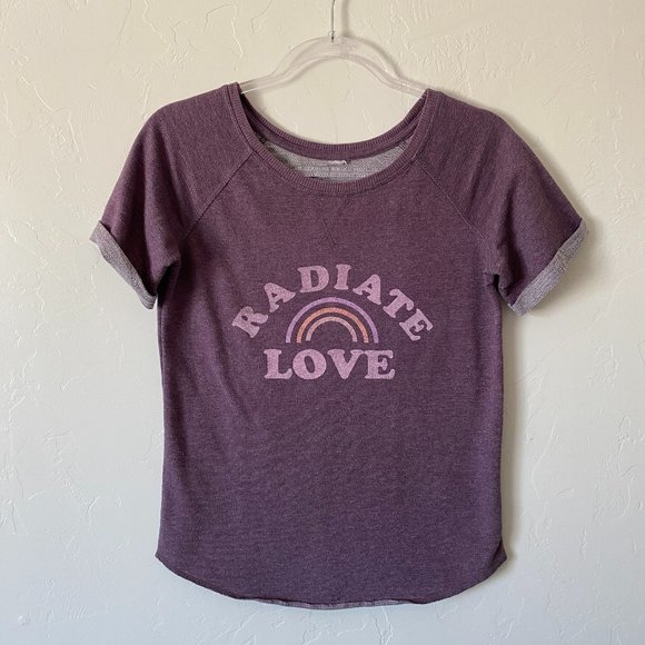 Xhilaration "Radiate Love" Graphic Sweatshirt Tee - Picture 2 of 6